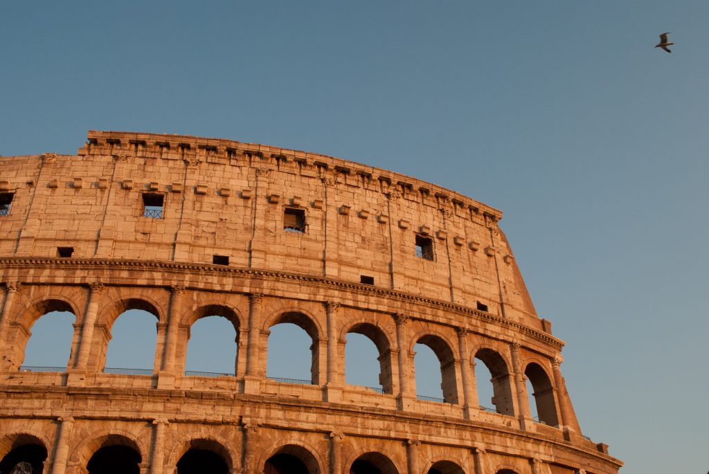 photo of the Roman Colosseum