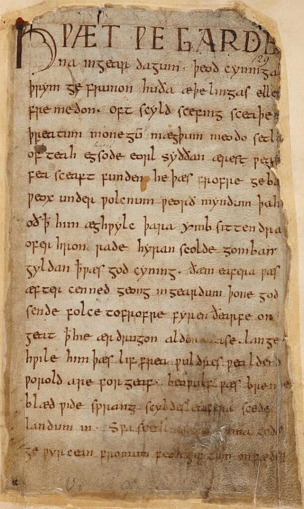 writing in old english